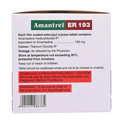 AMANTREL ER 193 Tablet 10's - Global Surgicals