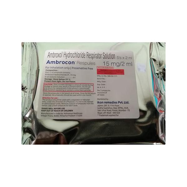 AMBROCON Respules 5x2ml - Global Surgicals