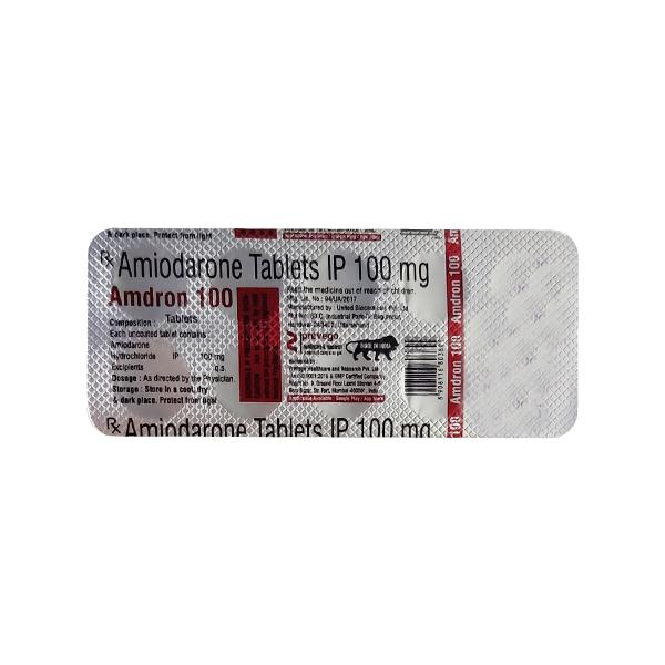 AMDRON 100 Tablet 10's - Global Surgicals