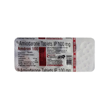 AMDRON 100 Tablet 10's - Global Surgicals