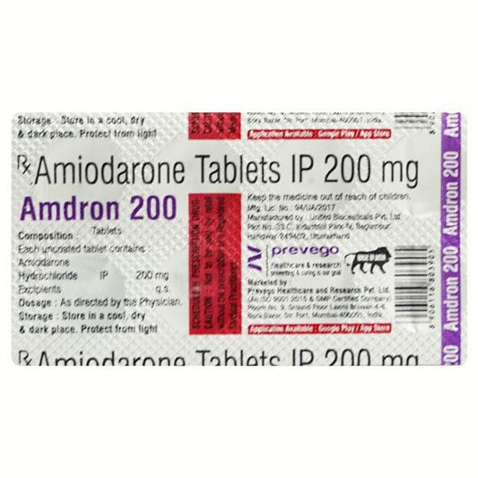 AMDRON 200 Tablet 10's - Global Surgicals