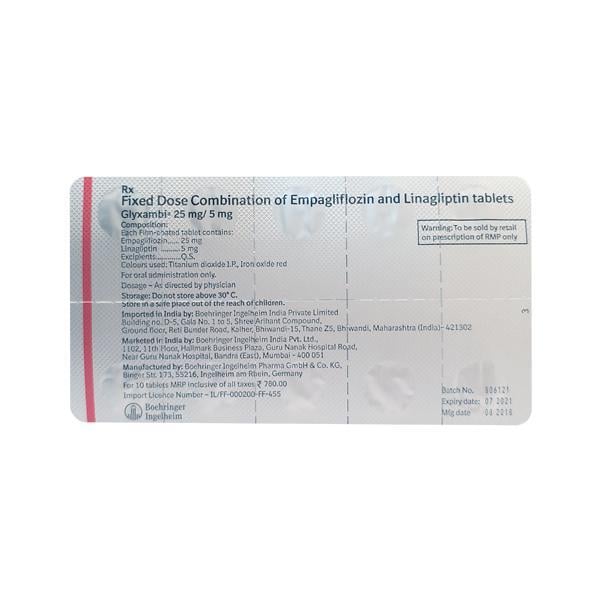 Glyxambi 25/5mg Tablet 10'S