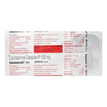 Iminoral 100mg Capsule 5'S