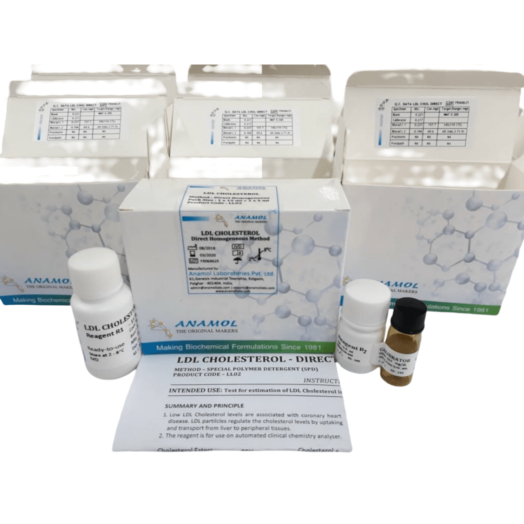 Anamol HDL Cholesterol Direct Biochemistry kits - Global Surgicals