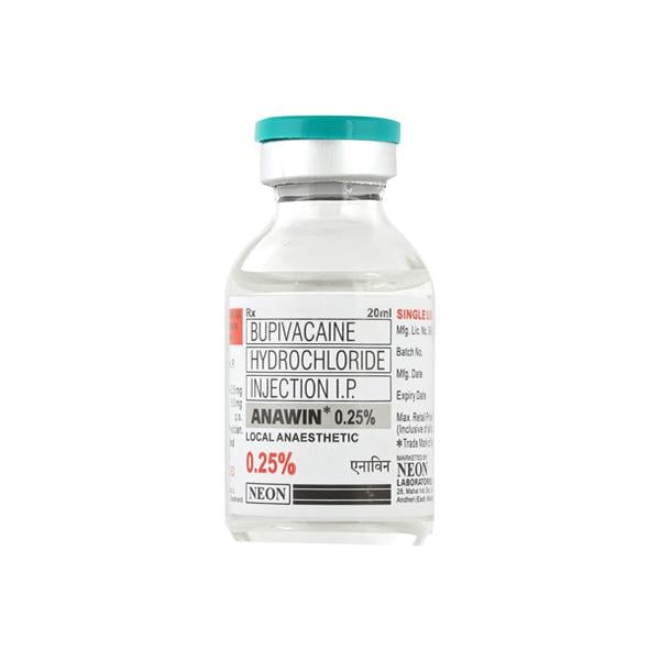 Anawin 0.25mg Injection 20ml - Global Surgicals