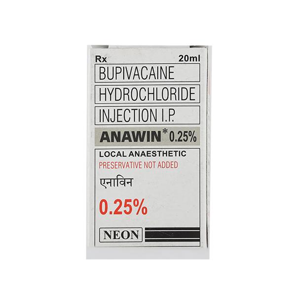 Anawin 0.25mg Injection 20ml - Global Surgicals