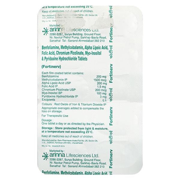 Fortinerv Tablet 10'S