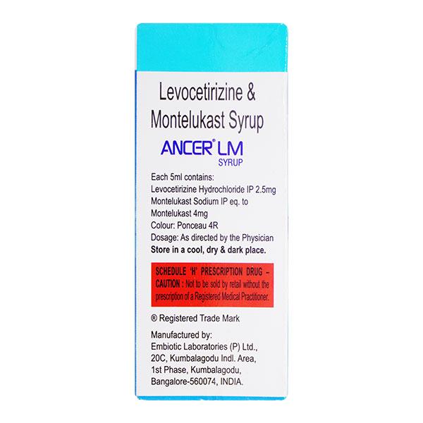 Ancer LM Syrup 60ml - Global Surgicals