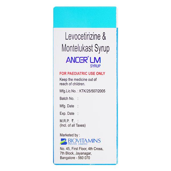 Ancer LM Syrup 60ml - Global Surgicals