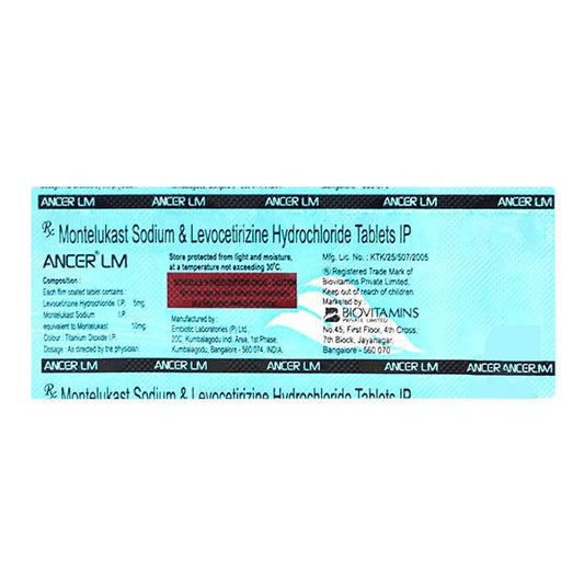 Ancer LM Tablet 10'S - Global Surgicals