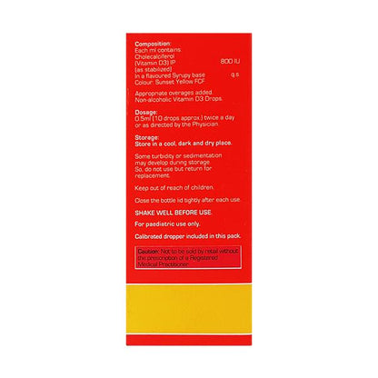 Anda D3 Mango + Honey Flavour Drops 30ml - Global Surgicals