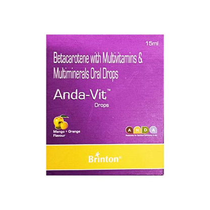 ANDA VIT MANGO AND ORANGE FLAVOUR Drops 15ml - Global Surgicals