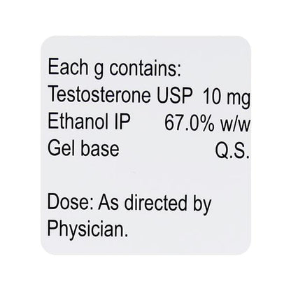 Androtas 1% Gel 75gm - Global Surgicals