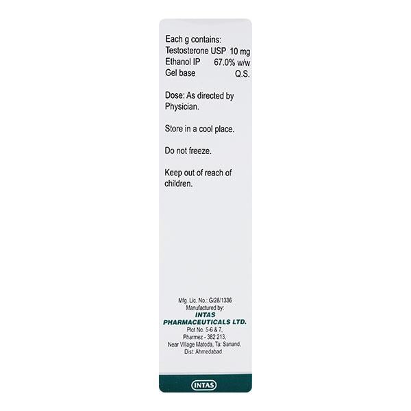 Androtas 1% Gel 75gm - Global Surgicals