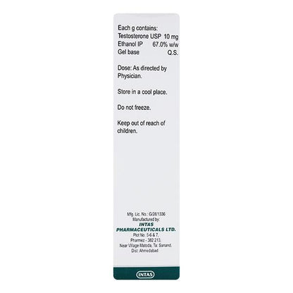 Androtas 1% Gel 75gm - Global Surgicals