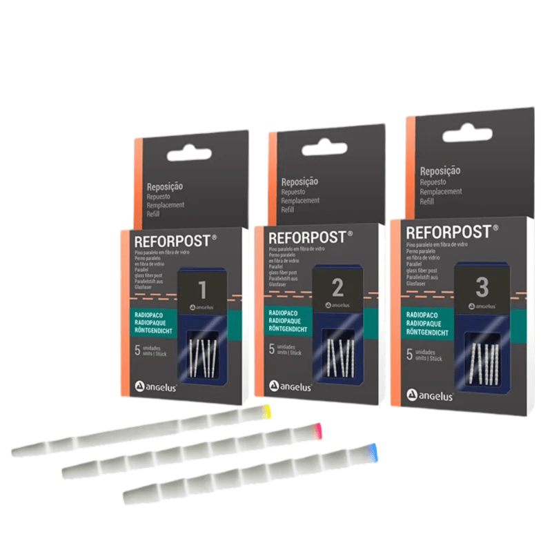 Angelus Reforpost Fiber Glass X Ray Fiber Posts - Global Surgicals