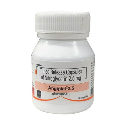 ANGIPLAT 2.5 Capsule 30's - Global Surgicals
