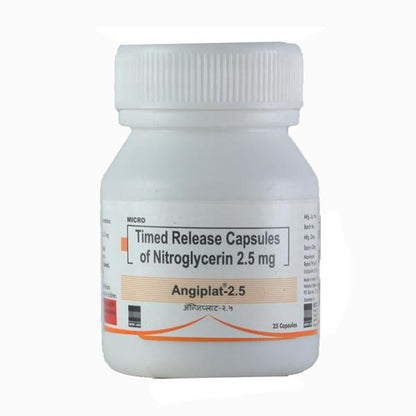 Angiplat 2.5mg Capsule 25'S - Global Surgicals