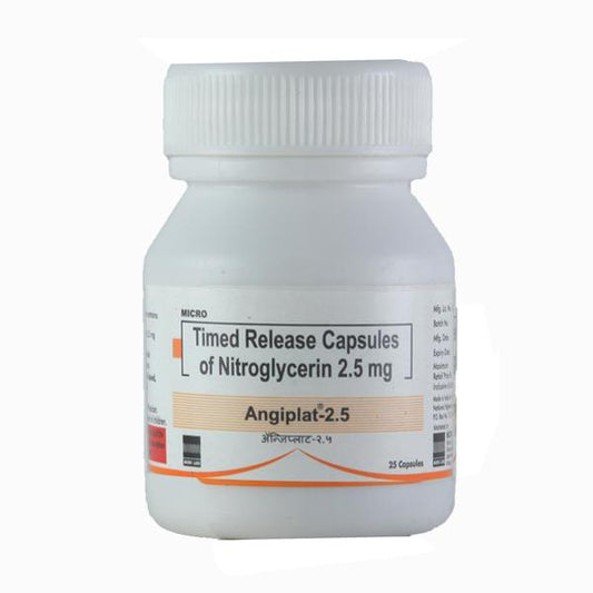Angiplat 2.5mg Capsule 25'S - Global Surgicals