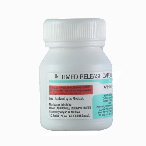 Angispan TR 2.5mg Capsule 25'S - Global Surgicals