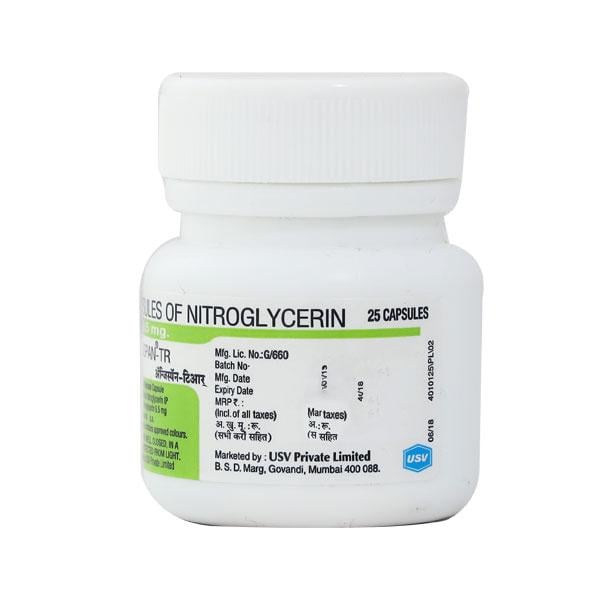 Angispan TR 6.5mg Capsule 25'S - Global Surgicals