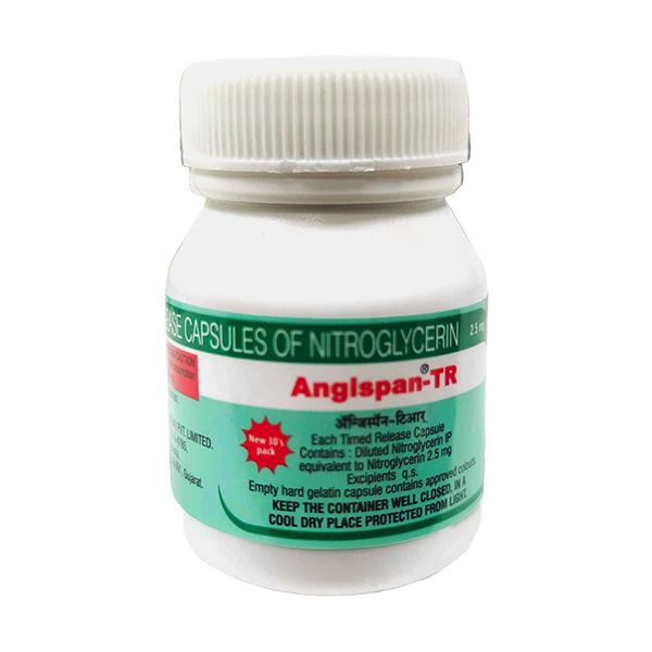 ANGISPAN TR NEW 2.5 Capsule 30's - Global Surgicals