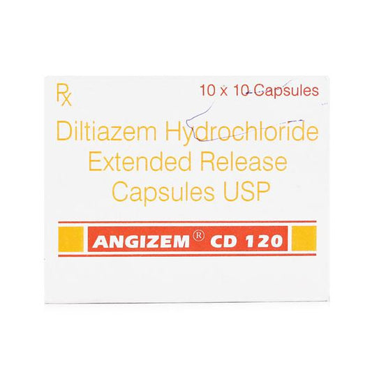 Angizem CD 120mg Capsule 10'S - Global Surgicals