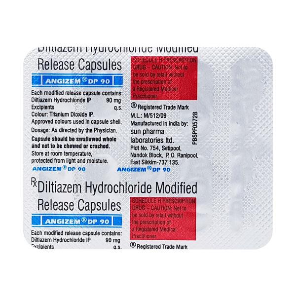 Angizem DP 90mg Capsule 10'S - Global Surgicals