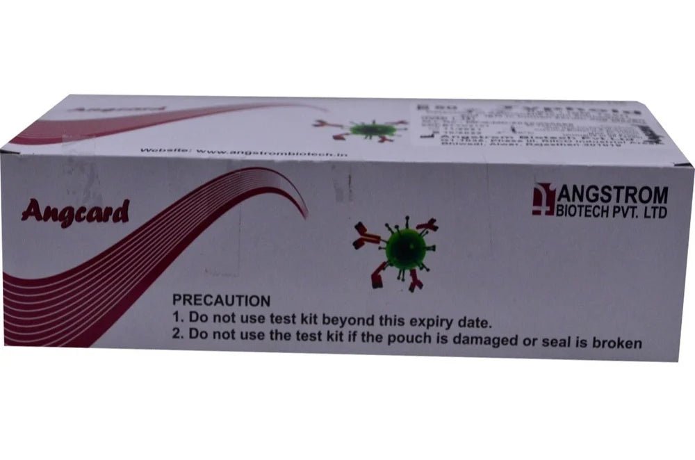Angstrom Angcard Typhoid IgG/IgM Rapid Card - Global Surgicals