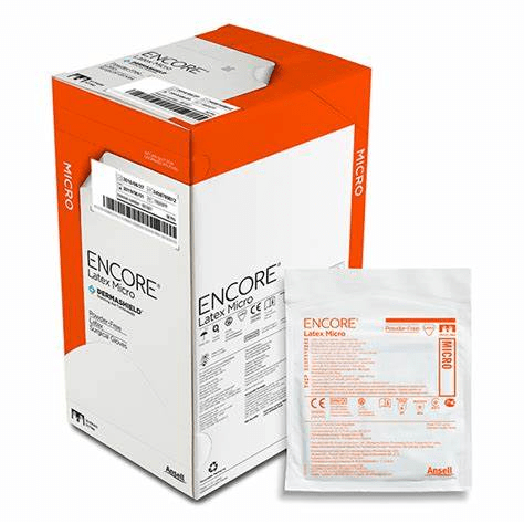 Ansell Encore Latex Micro Surgical Gloves - Global Surgicals