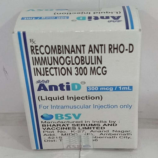 Anti D 300mcg 1ml Injection - Global Surgicals