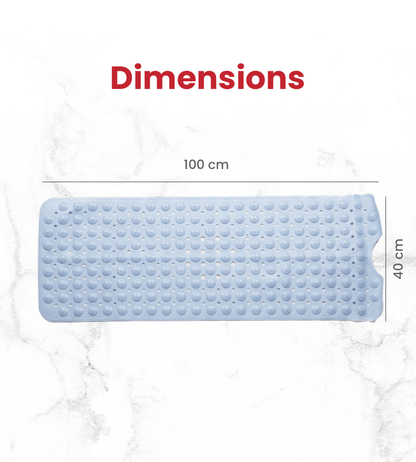 Anti Slip Mat for Bathroom Blue - Global Surgicals