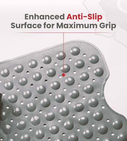 Anti Slip Mat for Bathroom Grey - Global Surgicals