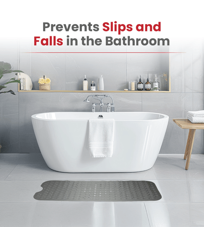 Anti Slip Mat for Bathroom Grey - Global Surgicals