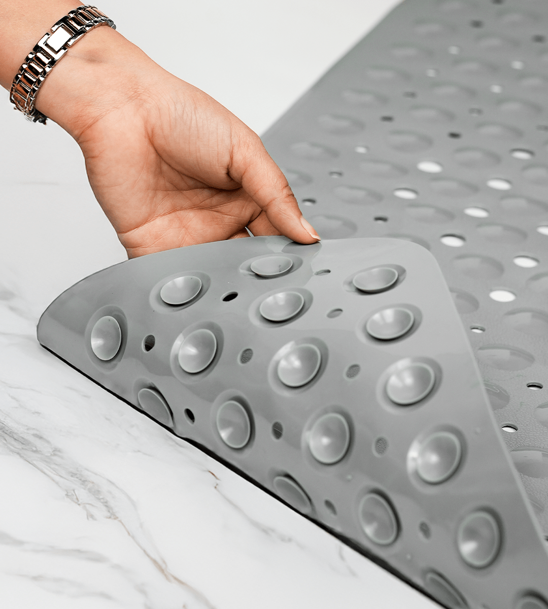 Anti Slip Mat for Bathroom Grey - Global Surgicals