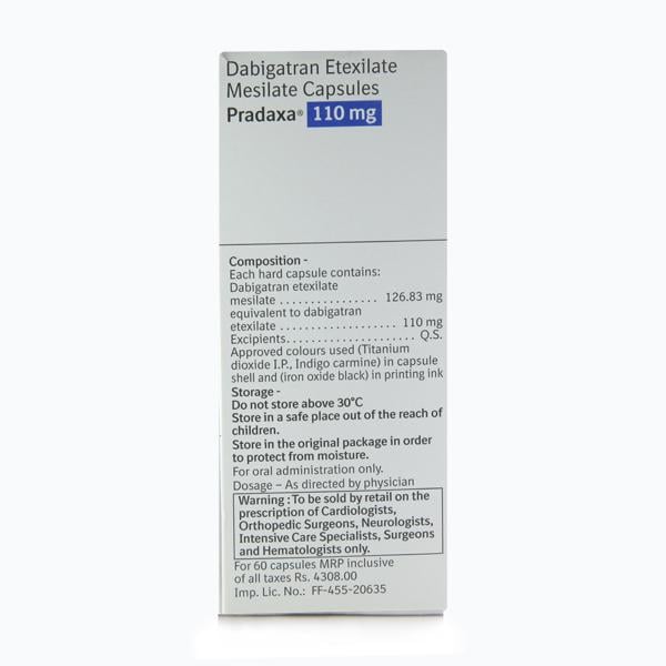 Pradaxa 110mg Capsule 10'S