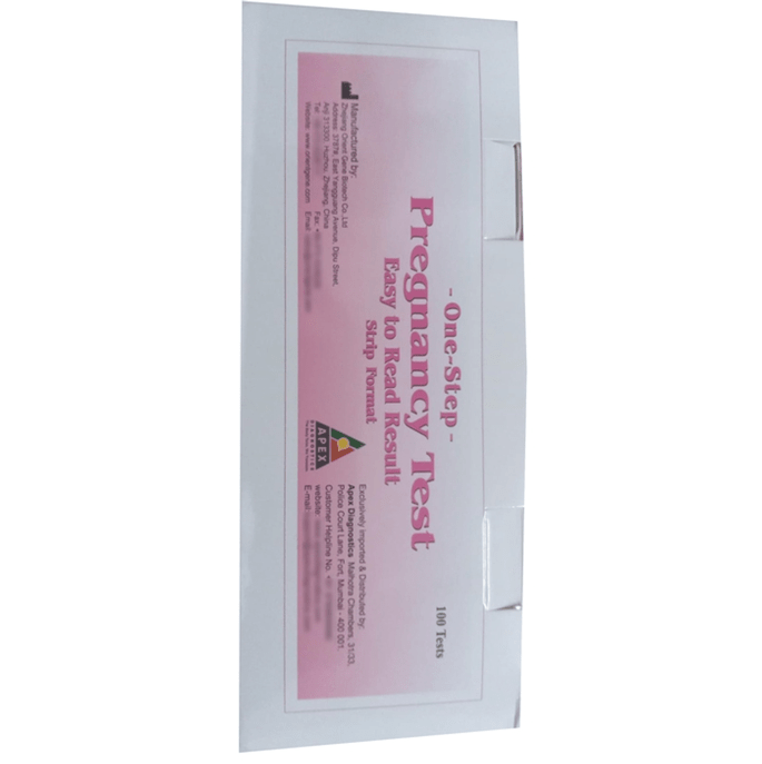 Apex Diagnostics One Step Pregnancy HCG Rapid Card - Global Surgicals