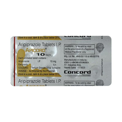 APICORD 10mg Tablet 10's - Global Surgicals
