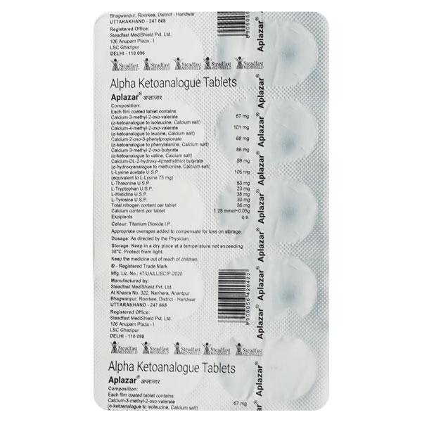 Aplazar Tablet 10'S - Global Surgicals