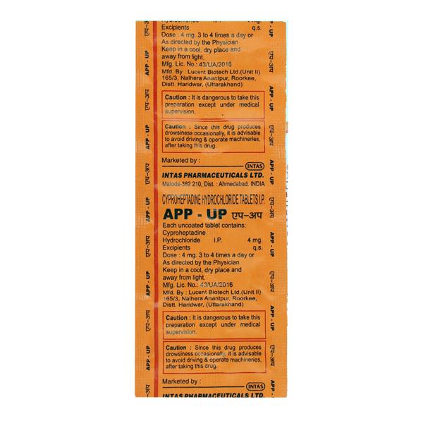 APP UP Tablet 10'S - Global Surgicals