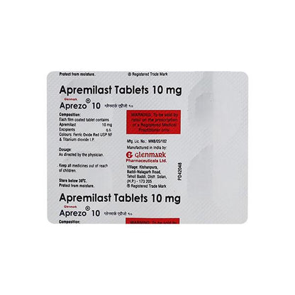 APREZO 10 Tablet 4's - Global Surgicals