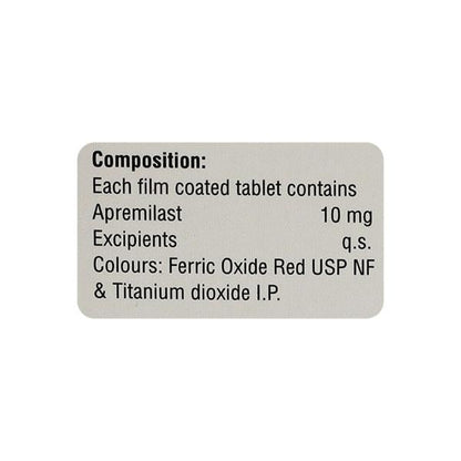 APREZO 10 Tablet 4's - Global Surgicals