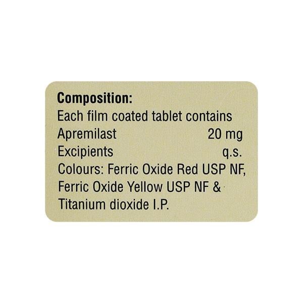 APREZO 20 Tablet 4's - Global Surgicals