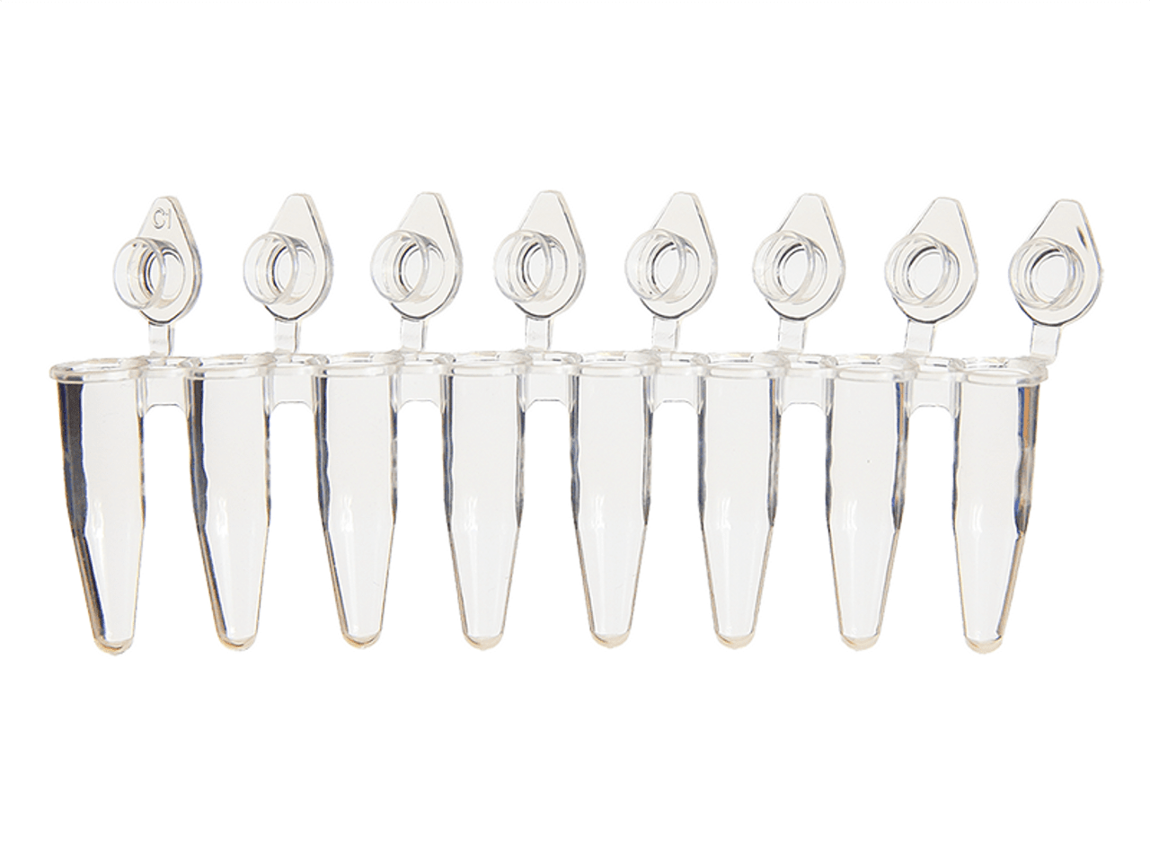 APS Lifetech 0.1ml qPCR 8 - Strip Optical Caps - Global Surgicals
