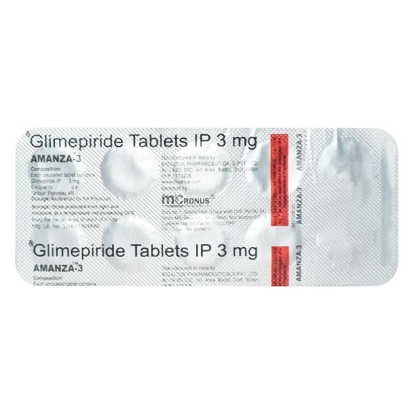 AMANZA 3mg Tablet 10's