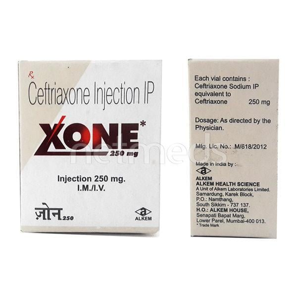 Xone 250mg Injection 1's