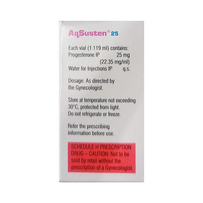 AQSUSTEN 25mg Injection 1.119ml - Global Surgicals