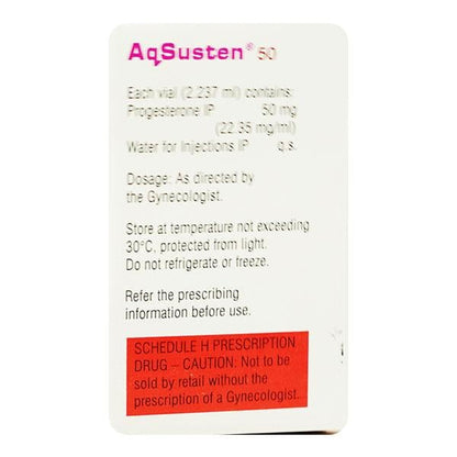 AQSUSTEN 50mg Injection 2.237ml - Global Surgicals