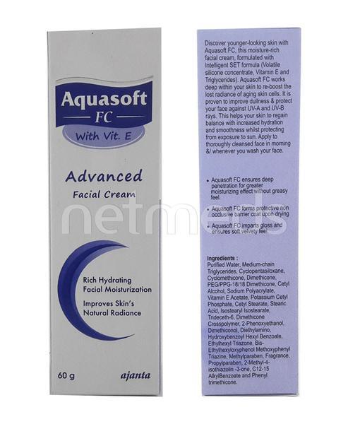 Aquasoft FC Advanced Facial Moisturizer Cream 60gm - Global Surgicals