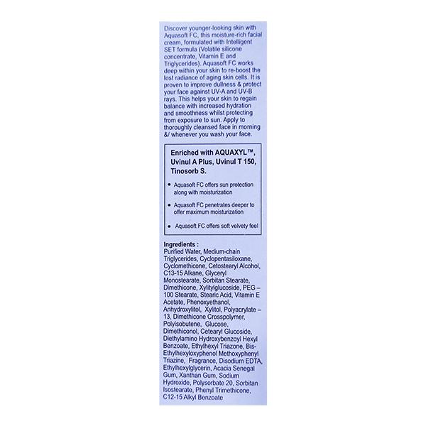 AQUASOFT FC ADVANCED FACIAL PARABEN FREE Cream 60g - Global Surgicals